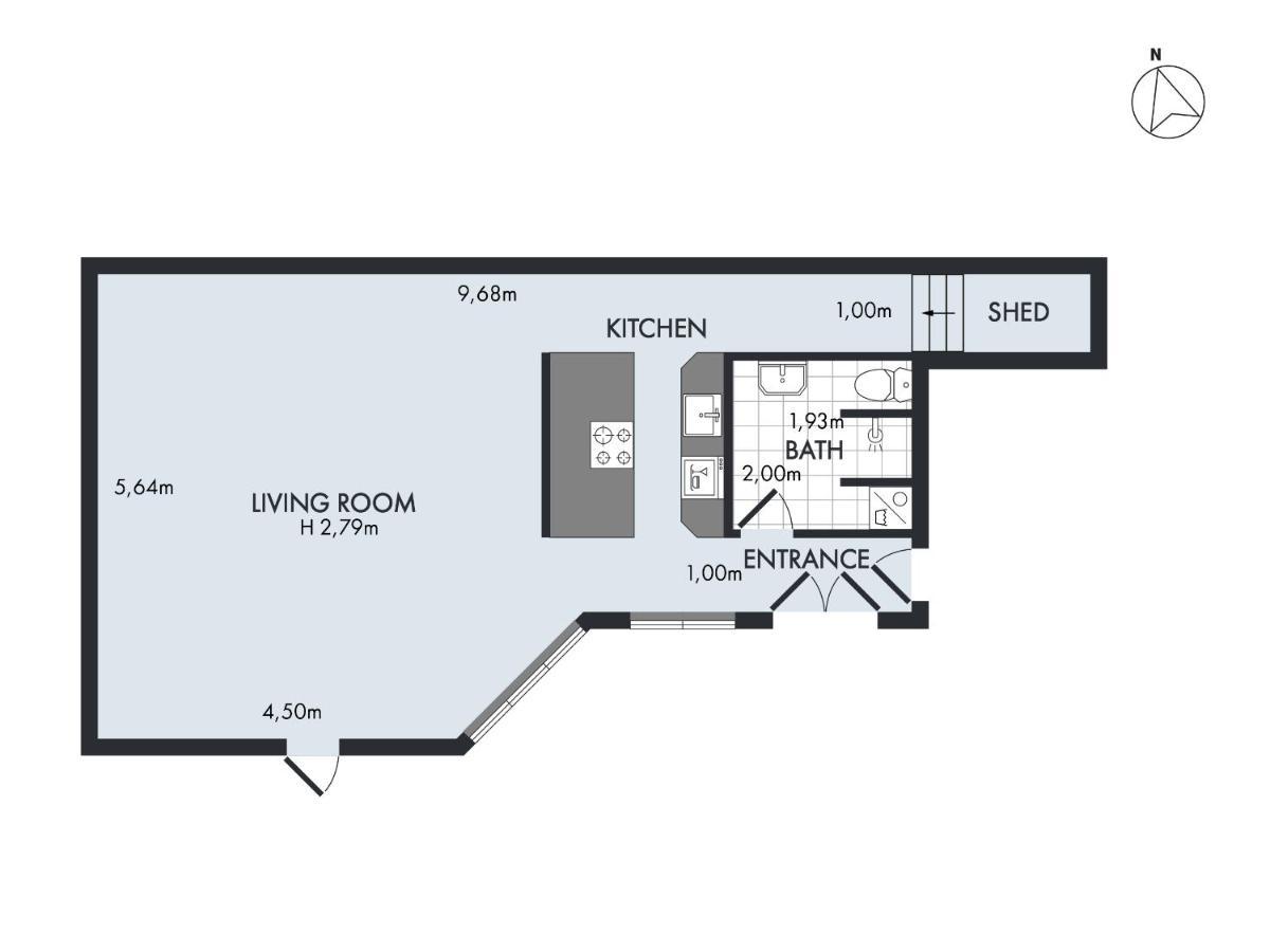 Sanders City - Spacious Studio Apartment كوبنهاجن المظهر الخارجي الصورة